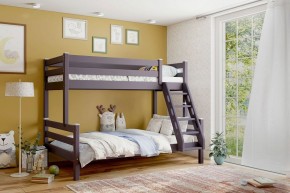 АДЕЛЬ Кровать двухъярусная с наклонной лестницей (лаванда) в Игриме - igrim.mebel-74.com | фото