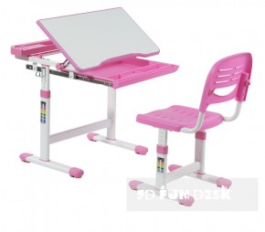 Комплект парта + стул трансформеры Cantare Pink в Игриме - igrim.mebel-74.com | фото