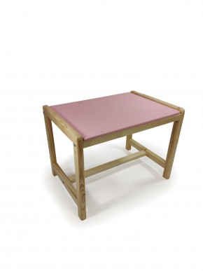 Детский растущий стол Я САМ "Лофт" (Розовый, Сосна) в Игриме - igrim.mebel-74.com | фото