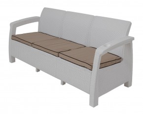 Диван Yalta Premium Sofa 3 Set (Ялта) белый (+подушки под спину) в Игриме - igrim.mebel-74.com | фото