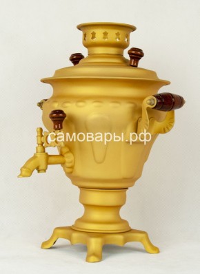 Электрический самовар "Русское золото" матовая груша на 2 литра (Ограниченная серия) в Игриме - igrim.mebel-74.com | фото