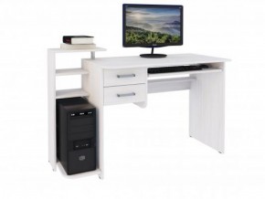 Компьютерный стол №12 (Анкор белый) в Игриме - igrim.mebel-74.com | фото