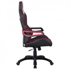 Кресло компьютерное BRABIX Nitro GM-001 (ткань/экокожа) черное, вставки красные (531816) в Игриме - igrim.mebel-74.com | фото