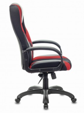 Кресло компьютерное BRABIX PREMIUM "Rapid GM-102" (экокожа/ткань, черное/красное) 532107 в Игриме - igrim.mebel-74.com | фото