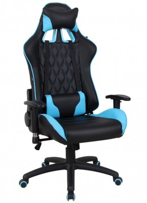 Кресло компьютерное BRABIX "GT Master GM-110" (черное/голубое) 531928 в Игриме - igrim.mebel-74.com | фото