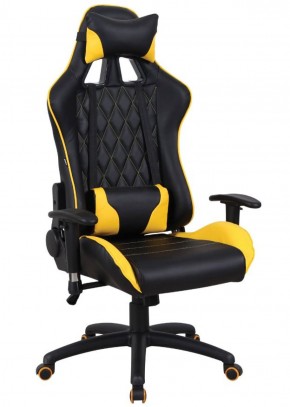 Кресло компьютерное BRABIX "GT Master GM-110" (черное/желтое) 531927 в Игриме - igrim.mebel-74.com | фото