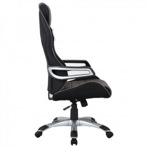 Кресло компьютерное BRABIX Techno GM-002 (ткань) черное/серое, вставки белые (531815) в Игриме - igrim.mebel-74.com | фото