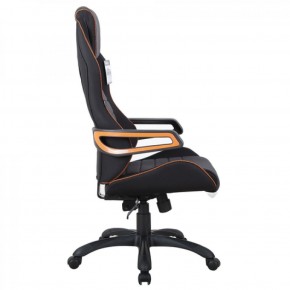 Кресло компьютерное BRABIX Techno Pro GM-003 (ткань черное/серое, вставки оранжевые) 531813 в Игриме - igrim.mebel-74.com | фото