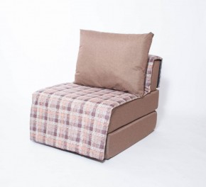 Кресло-кровать бескаркасное Харви (коричневый-квадро беж) в Игриме - igrim.mebel-74.com | фото
