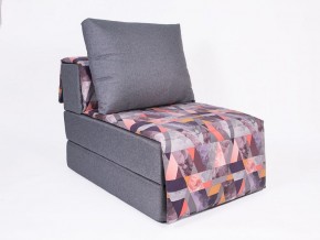 Кресло-кровать бескаркасное Харви (серый-сноу манго) в Игриме - igrim.mebel-74.com | фото