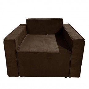 Кресло-кровать Принц КК1-ВК (велюр коричневый) в Игриме - igrim.mebel-74.com | фото