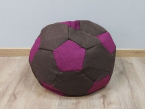 Кресло-мешок Мяч S (Savana Chocolate-Savana Berry) в Игриме - igrim.mebel-74.com | фото