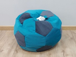 Кресло-мешок Мяч S (Shaggy Azure-Shaggy Grafit) в Игриме - igrim.mebel-74.com | фото