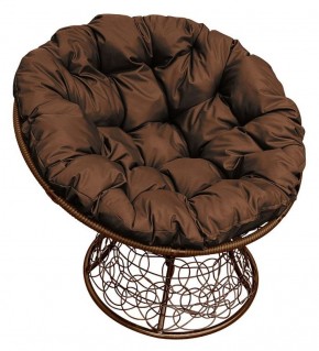 Кресло "ПАПАСАН" ротанг (каркас коричневый) в Игриме - igrim.mebel-74.com | фото