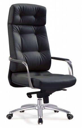 Кресло руководителя Бюрократ _DAO/BLACK черный в Игриме - igrim.mebel-74.com | фото