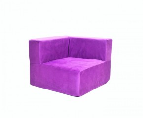 Кресло-угловое-модуль бескаркасное Тетрис 30 (Фиолетовый) в Игриме - igrim.mebel-74.com | фото