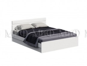 НЭНСИ NEW Кровать 1,4 м (Белый глянец холодный/Белый) в Игриме - igrim.mebel-74.com | фото