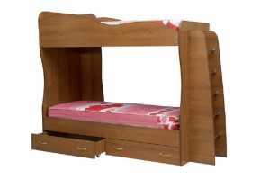 Кровать детская 2-х ярусная Юниор-1 (800*2000) ЛДСП в Игриме - igrim.mebel-74.com | фото