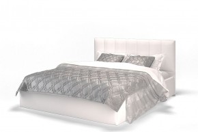 Кровать Элен 1600 + основание с ПМ (Vega white) белый в Игриме - igrim.mebel-74.com | фото