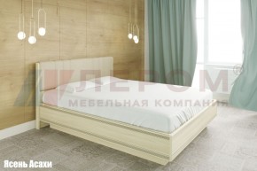Кровать КР-1014 с мягким изголовьем в Игриме - igrim.mebel-74.com | фото
