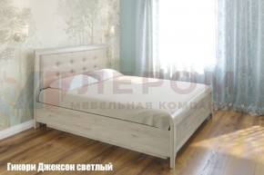 Кровать КР-1034 с мягким изголовьем в Игриме - igrim.mebel-74.com | фото