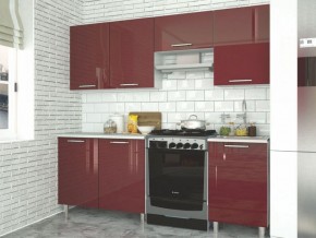 Модульная кухня Танго бордо в Игриме - igrim.mebel-74.com | фото